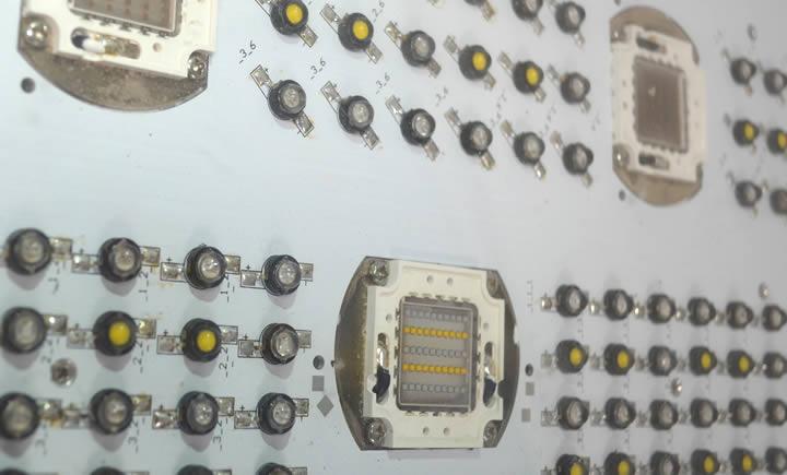 About 1, 3, 5 and 10-watt diodes and COB or "Integrated" LEDs